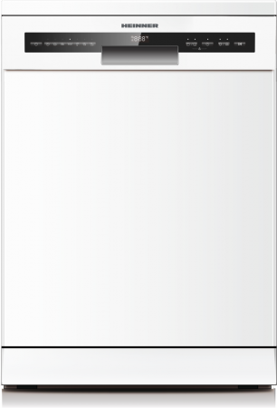 BUCATARIE - Masina de spalat vase Heinner HDW-FSM60714AWD+++, 14 seturi, 7 programe, Auto-Door opening, Control electronic, Display LED, Aquastop, Clasa D, 60 cm, Alb