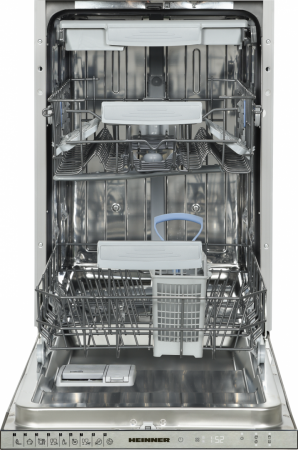 Masina de spalat vase incorporabila Heinner HDW-BI4593TE++, 10 Seturi, 9 programe, Clasa E, Avertizare luminoasa, Buzzer final program, Aquastop, 45 cm [4]