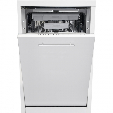 BUCATARIE - Masina de spalat vase incorporabila Heinner HDW-BI4593TE++, 10 Seturi, 9 programe, Clasa E, Avertizare luminoasa, Buzzer final program, Aquastop, 45 cm