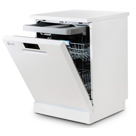 Masina de spalat vase LDK Queen D153LYW, Clasa D, Capacitate 15 seturi, 8 programe, Hygene, Super 29, Dual wash, Machine care, 60 cm, Alb [2]