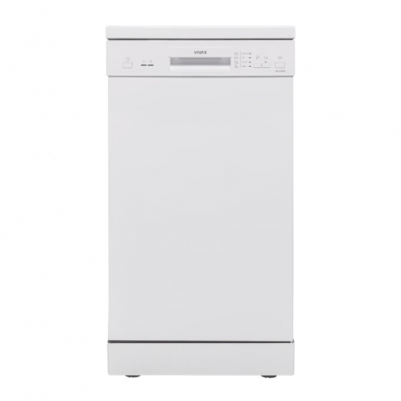 Masini de spalat vase incorporabile - Masina de spalat vase slim VIVAX DW-45942B, 9 Seturi, 4 Programe, Clasa E, Eco, Doua cosuri, Spalare 360°, Intensiv, Quick Wash, Half load, Control electronic cu iluminare LED