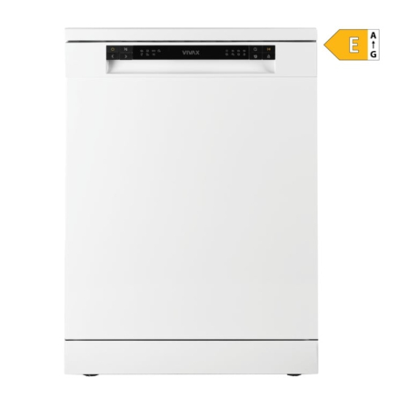 Masina de spalat vase VIVAX DW-601262C, 12 Seturi, 6 Programe, Clasa E, Eco, Doua cosuri, Spalare 360°, Intensiv, Quick Wash, Half load, Control touch cu iluminare LED, Blocare acces copii, Avertizare [6]