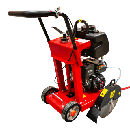 Mașină de tăiat beton/asfalt RDP RDP-FS01, Disc Ø350mm, Motor Loncin 6.5CP (4.1 kW), 196cc, Benzină, 3600 rpm [2]