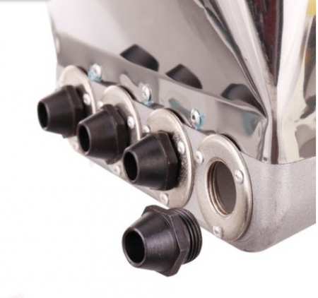 Masina de tencuit DETOOLZ, pneumatica din inox model premium cu duze, DZ-C223 [8]