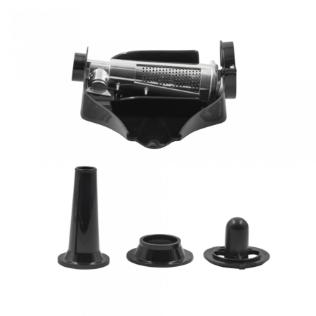 Masina de tocat carne Samus SMT-1210RED, functie Reverse, 1.5 kg/min,3 site metalice,  accesoriu suc rosii, Rosie [3]