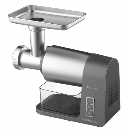 Masina de tocat FRAM FMG-M2000X, 2000W, angrenaje metalice, cutit din inox, 3 site de taiere din inox (3,5,8 mm), accesorii pentru carnati si kibbe, functie “Reverse” , capacitate de tocare: 1.8kg/min [2]