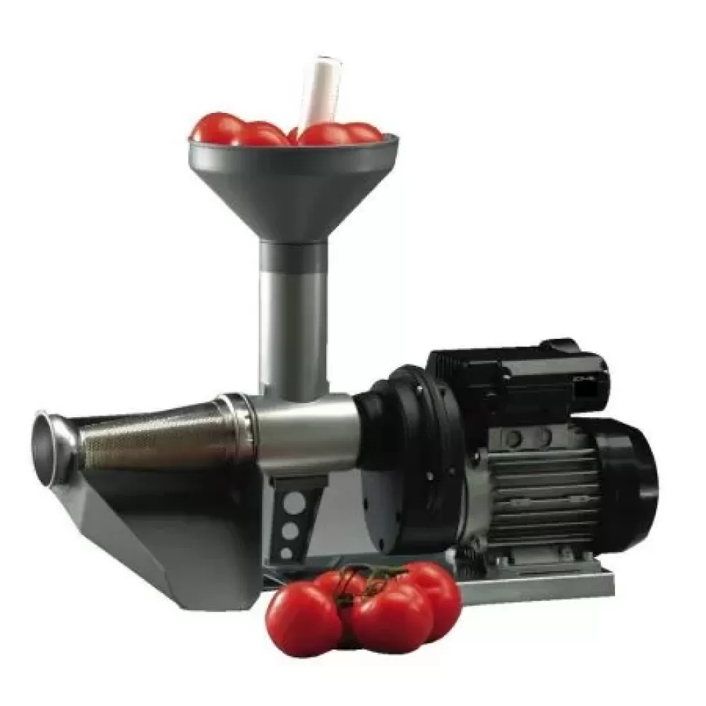 Masini de tocat carne - Mașină de tocat roșii electrică Ardes AR7400, 400 W, capacitate 2.5 kg/min, aluminiu turnat, gri/negru