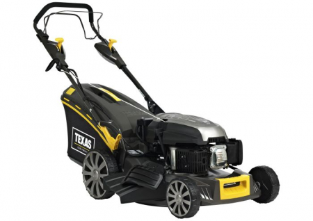 Masini de tuns iarba - Masina de tuns gazon, 3CP, latime lucru 48cm, inaltime taiere 28-75mm, 66L, benzina, reglaj central, autopropulsata, electric,Texas Premium 4850TR/WE
