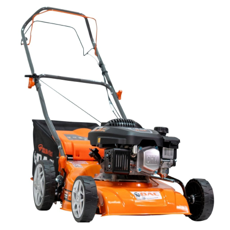 Mașină de tuns gazon DAC 110XLS, motor 131cc 4 timpi, autopropulsată, lățime tăiere 40 cm, reglaj 25-65 mm, sac colector 45L, șasiu metalic, benzină, ideală pentru grădină și curte [1]