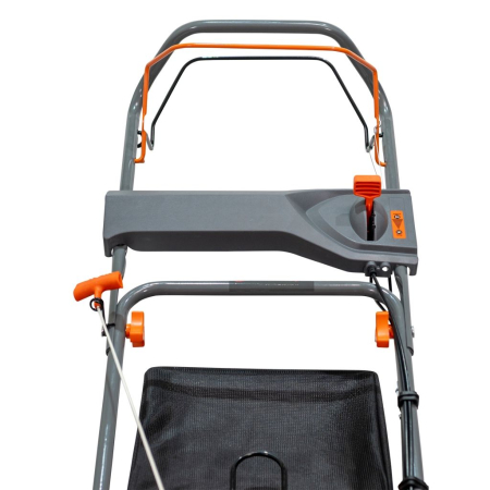 Mașină de tuns gazon DAC 120XLS, motor 4 CP 161cc, autopropulsată, lățime tăiere 46 cm, reglaj 25-75 mm, funcție 3 în 1, sac 55L, șasiu metalic, benzină [4]