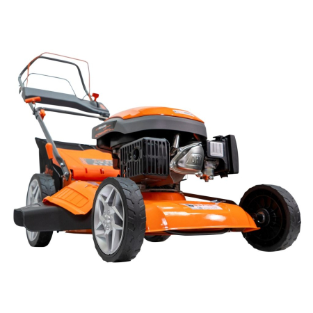 Mașină de tuns gazon DAC 120XLS, motor 4 CP 161cc, autopropulsată, lățime tăiere 46 cm, reglaj 25-75 mm, funcție 3 în 1, sac 55L, șasiu metalic, benzină [2]