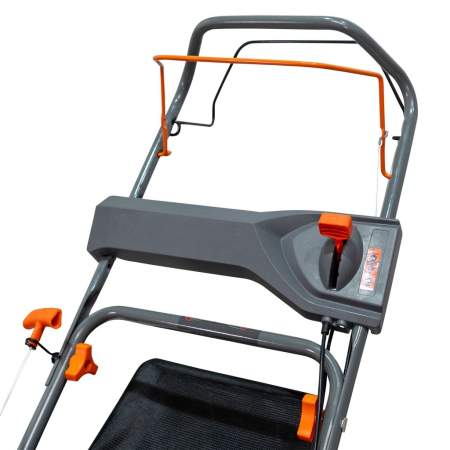 Mașină de tuns gazon DAC 120XLS, motor 4 CP 161cc, autopropulsată, lățime tăiere 46 cm, reglaj 25-75 mm, funcție 3 în 1, sac 55L, șasiu metalic, benzină [5]