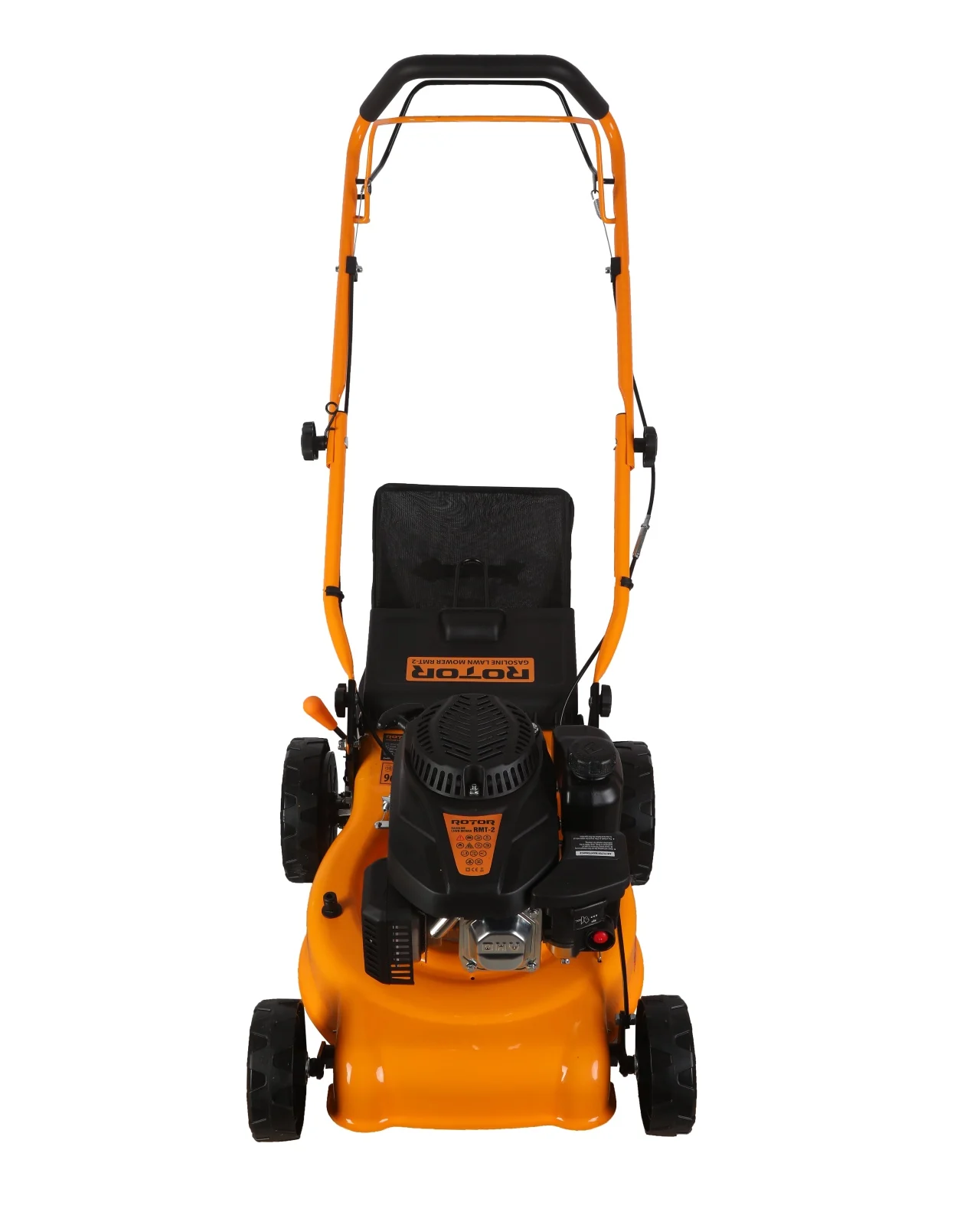 Masina de tuns gazon/iarba pe benzina ROTOR RMT-2, Autopropulsata, 7 Trepte, Sac colector 40L, Latime Lucru 40 cm, 4 Timpi, Putere 2,5 CP, [3]