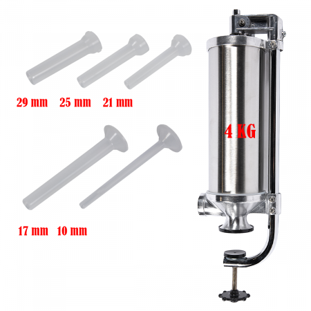 BUCATARIE - Masina de umplut carnati 4kg verticala otel inox YG-2008C Micul Fermier din INOX 100%, GF-1415