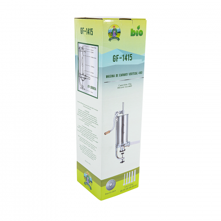Masina de umplut carnati 4kg verticala otel inox YG-2008C Micul Fermier din INOX 100%, GF-1415 [7]