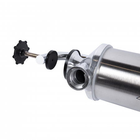 Masina de umplut carnati de 2.5Kg Verticala YG-2005C din INOX cu 4 palnii incluse [6]