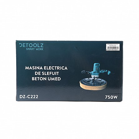Masina  electrica de slefuit  DETOOLZ, DZ-C222, 0.75 KW 100 RPM disc 410 MM, pentru beton umed [4]