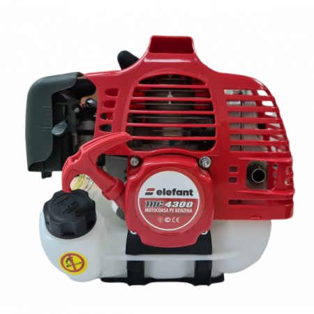 Motocoasa pe benzina Elefant MC4300, 52 cm³, 5.7 cp, 9000 min, 3 sisteme de taiere [6]