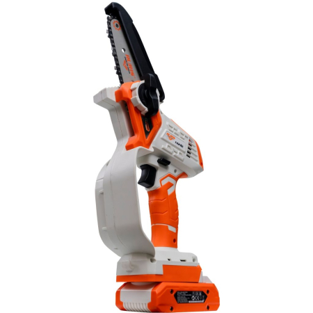 Mini motoferăstrău telescopic RURIS 1424e, 20V, șină 100 mm, braț extensibil 129-170 cm, motor electric cu perii, 2.5 kg [6]