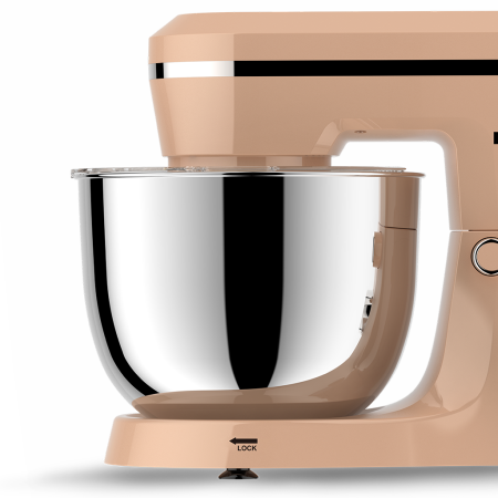Mixer cu bol Daewoo putere 1600 W, 10 viteze, capacitate bol 4.5 litri, bol rotativ, accesorii incluse:tel, carlig framantare, palete amestecare, picioruse antialunecare din silicon [1]