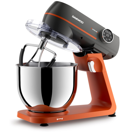 Mixer cu bol Daewoo SDA motor DC, putere 1000 W, 10 trepte de viteza, capacitate bol inox 7 litri, angrenaj metalic, display LED, accesorii incluse:tel, carlig framantare, palete amestecare din silico [1]