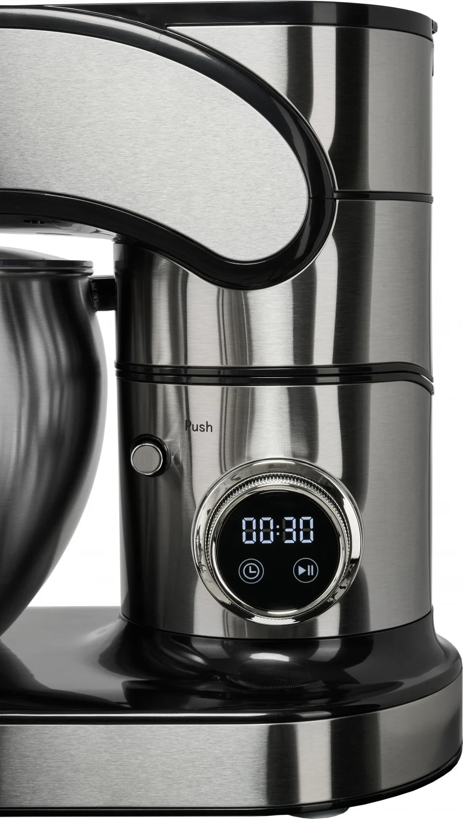 Mixer cu bol BÜNTZ, 10L, 2000W, 6 trepte viteză, funcții de frământare, tocare și mixare, bol inox, sistem siguranță, Gri [2]