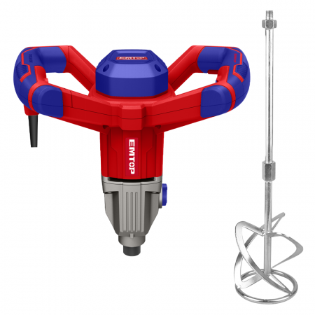 Malaxoare - Mixer electric 1400W, cutie viteze din aluminiu, set extra perii motor, tel inclus - EMXR14001, EMTOP