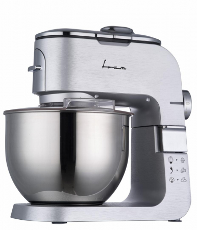 Mixer planetar FRAM FPM-K1500M, 1500W, bol inox 6L, 6 viteze si functie Pulse, Argintiu [1]