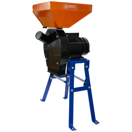 Mori pentru cereale - Moara de cereale 230 KG/H, 3.5KW, DDT cu CUVA MARE - Suport solid
