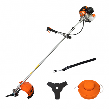 GRADINA - Motocoasa Baukraft BK-GBC16-1 cu lama si fir 2,04 CP/1.5 kw, 42.7 cm³, 44 cm lațime tăiere, benzina