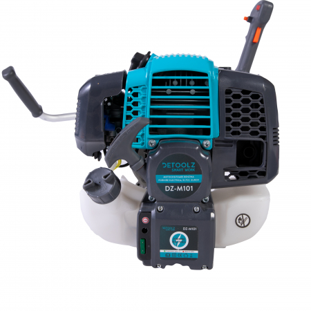 Motocoasa pe benzina Detoolz in 2 timpi, pornire la sfoara si la buton, putere 1.9 CP, 6500 rpm, 1.4 Kw, 51.7 CC, euro V, 6 accesorii, DZ-M101 [1]