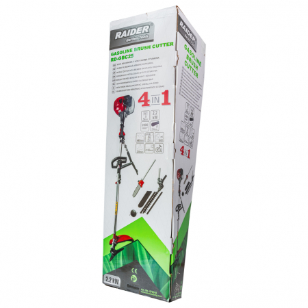 Motocoasă pe benzină Raider RD-GBC25, 3 CP, tija detașabilă, 4 în 1 [10]