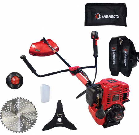 GRADINA - Motocoasa pe benzina YAMAMOTO YM-5600, Motor 4 Timpi, putere 6.3CP, 10000 rot / min