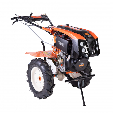 Motocultor DETOOLZ DZ-M127, 10 CP, 418 CC cu plug reversibil mare si roti metal, DZ-M127 [15]