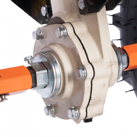 Motocultor DETOOLZ DZ-M127, 10 CP, 418 CC cu plug reversibil mare si roti metal, DZ-M127 [7]