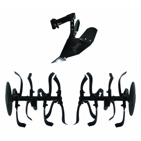 Motocultor Raider RD-T04, 7 CP, benzină, 2+1 viteze, 208cc, lățime reglabilă 30–100 cm, adâncime 15–35 cm [2]