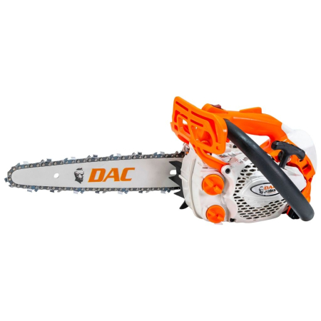 BRICOLAJ - Motoferăstrău DAC 201RS pe benzină, motor TEZ 1.5 CP, 25.4 cc, Easy Start, șină 300 mm, lanț 3/8” 1.3 PM