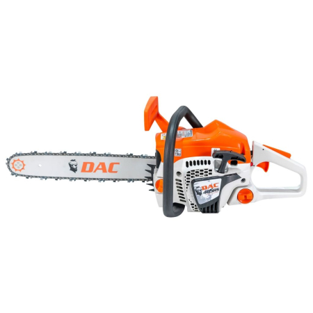 BRICOLAJ - Motoferăstrău DAC 405RS, motor 2 timpi TEZ, 2.7 CP, 40.2 cc, șină 400 mm, lanț 3/8" 1.3 PM, rezervor benzină 410 ml, rezervor ulei 200 ml, sistem Easy Start, aprindere electronică