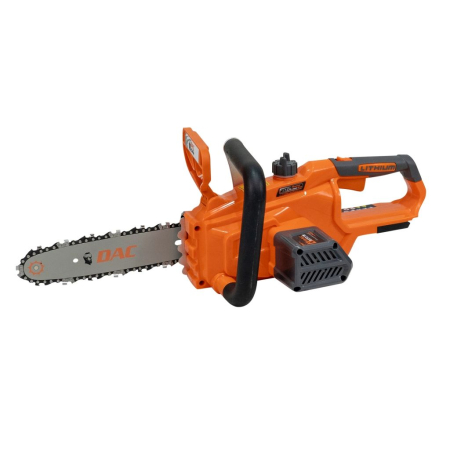 BRICOLAJ - Motoferăstrău electric fără fir DAC 2524e, motor Brushless, 20V, șină 250 mm, rezervor ulei 220 ml, până la 54 tăieri