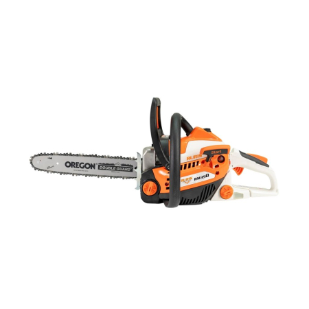 Fierastraie electrice - Motoferăstrău RURIS RM350, motor Khumma 2 CP, pornire electrică, șină 350 mm, lanț 3/8" 1.3 PM 26+1D, carburator Walbro, frână de lanț, întindere laterală, rezervor combustibil 410 ml