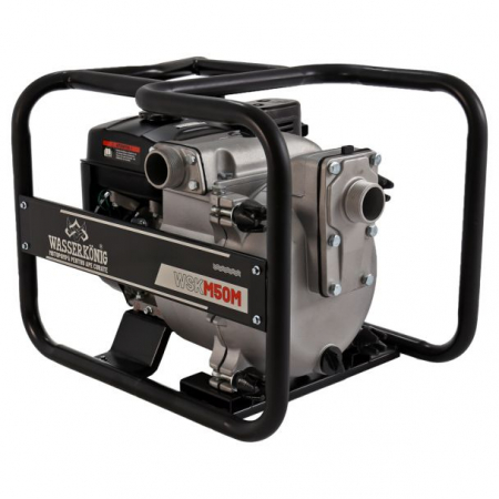 GRADINA - Motopompa 2" pentru apa cu namol Wasserkonig WSKM50M, maxim 35 m³/ora , inaltime refulare max 25 m, motor euro V, benzina, putere 7 CP