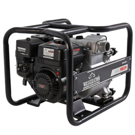 Motopompa 2" pentru apa cu namol Wasserkonig WSKM50M, maxim 35 m³/ora , inaltime refulare max 25 m, motor euro V, benzina, putere 7 CP [2]