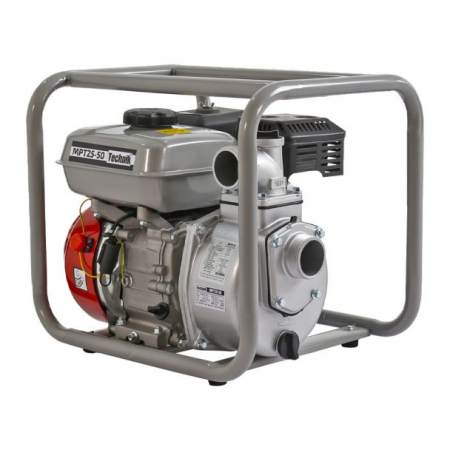 GRADINA - Motopompa 2" Technik MPT25-50, motor euro V, benzina, putere 7.0 CP, debit 38000 l/h, inaltime refulare 28 m