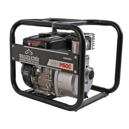 GRADINA - Motopompa 2" Wasserkonig WSKM50C, maxim 30 m³/ora , inaltime refulare max 28 m, motor euro V, benzina, putere 7 CP