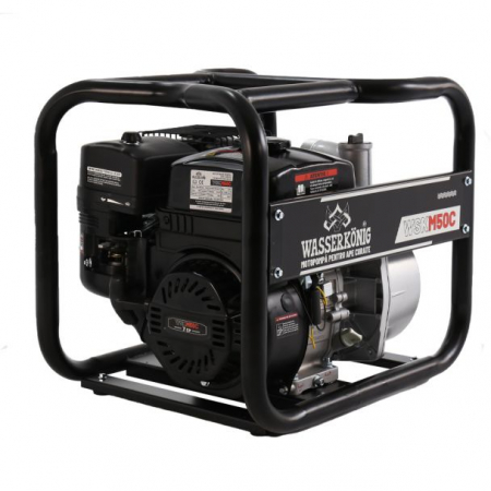 Motopompa 2" Wasserkonig WSKM50C, maxim 30 m³/ora , inaltime refulare max 28 m, motor euro V, benzina, putere 7 CP [2]