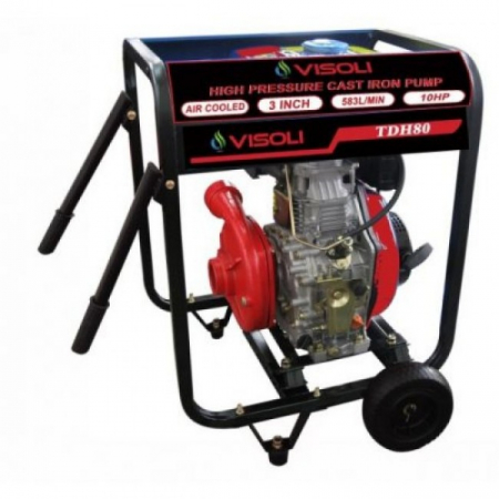 Motopompe - Motopompa Apa Diesel Visoli TDH50CL 2 Toli, 7 CP, debit 32m3/h, 80M Verticala