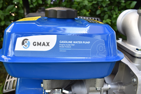 Motopompă pe benzină Gmax TG30CX, 3 toli, putere 7 Cp, debit 58 m³/h, Hmax 28 m, motor 4 timpi OHV [8]