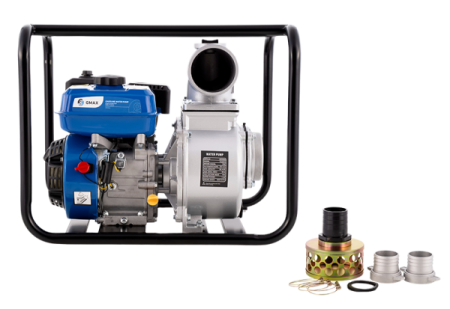 BRICOLAJ - Motopompă pe benzină Gmax TG40CX, 4 toli, putere 7 Cp, debit 80 m³/h, Hmax 26 m, motor 4 timpi OHV