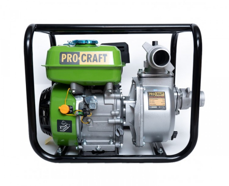 GRADINA - Motopompa pe benzina PROCRAFT WP30, 2 toli, refulare 23 m, debit 30 m³/h, 163 cm³