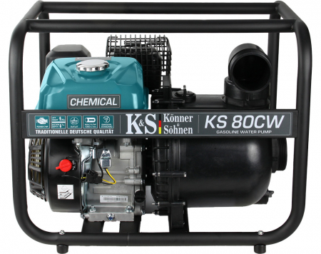 GRADINA - Motopompa pentru lichide agresive 3" - 1000 l / min - Konner & Sohnen - KS-80CW